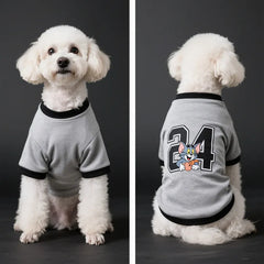 Tom Cat IP Licensed Pet Clothes – Breathable Soccer Jersey for Dogs | Cool & Comfortable Outfit for Small Dog Breeds
