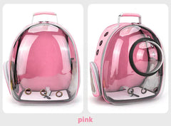 Transparent Cat Carrier Backpack – Bubble Window Pet Travel Bag for Small Dogs & Cats