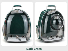 Transparent Cat Carrier Backpack – Bubble Window Pet Travel Bag for Small Dogs & Cats