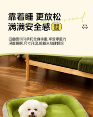 High-quality crate bed improving dog sleep and reducing anxiety