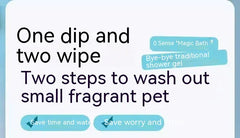 Waterless Pet Cleaning Gloves - Wash-Free Grooming Gloves for Dogs & Cats, Massage & Decontamination with Cleaning Essence