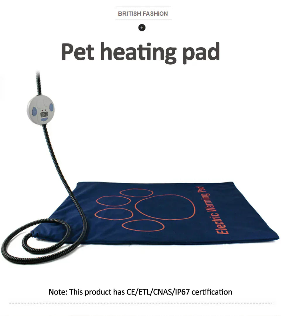 Waterproof Pet Heating Pad - Electric Winter Warmer Blanket 45×60cm