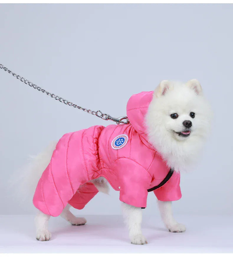 Waterproof Winter Dog Coat – Warm Fleece-Lined Jacket Vest for Small Dogs, French Bulldog, Chihuahua & Puppies