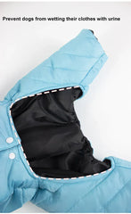 Waterproof Winter Dog Coat – Warm Fleece-Lined Jacket Vest for Small Dogs, French Bulldog, Chihuahua & Puppies
