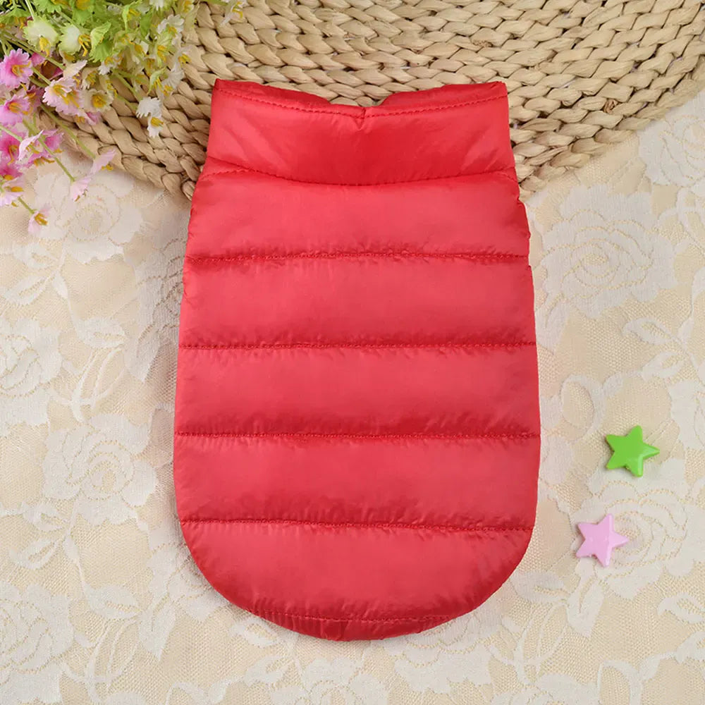 Winter Cat & Dog Warm Down Jacket – Soft Fleece Vest Coat for Small Pets, Kittens & Puppies
