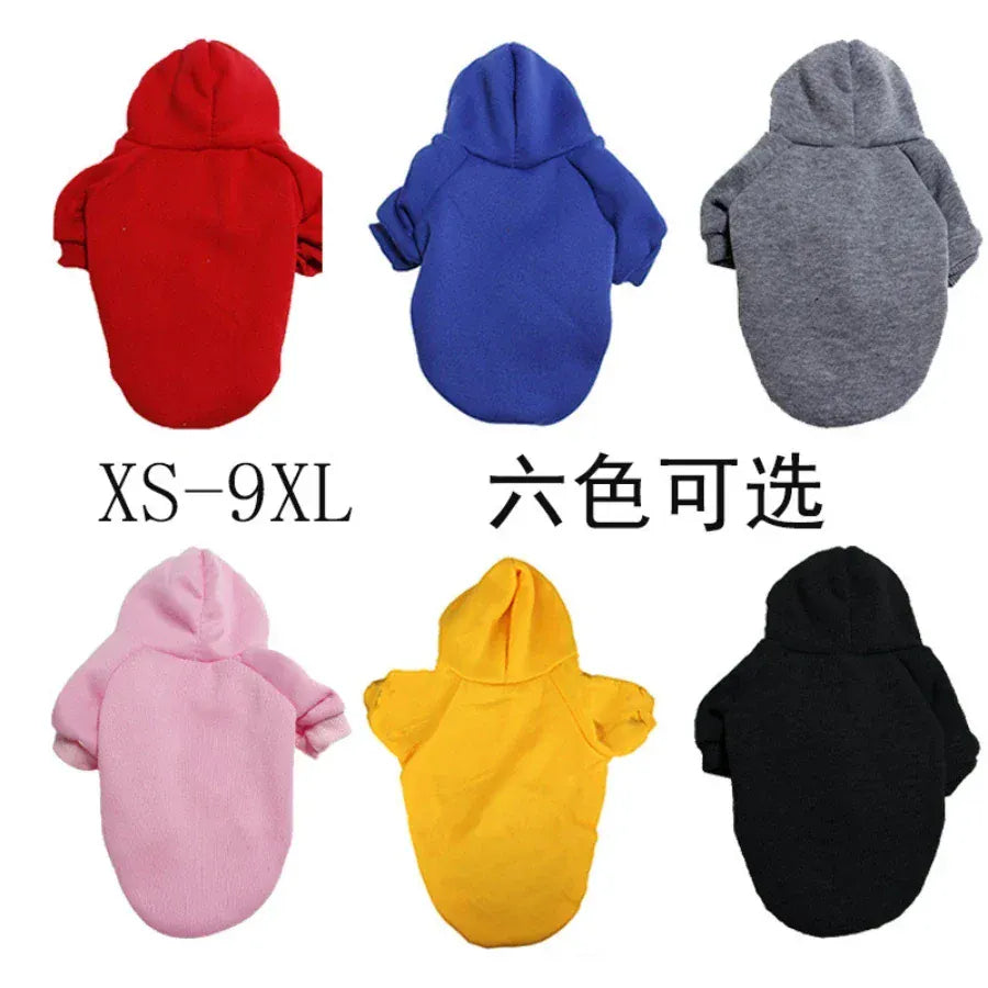 Winter Dog Clothes | Sporty Hoodies & Sweatshirts for Small, Medium & Large Dogs – Warm Autumn & Winter Puppy Coat