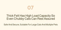 Winter Double Enclosed Cat House - Tree Hole Design MultiLayer Scratching Board