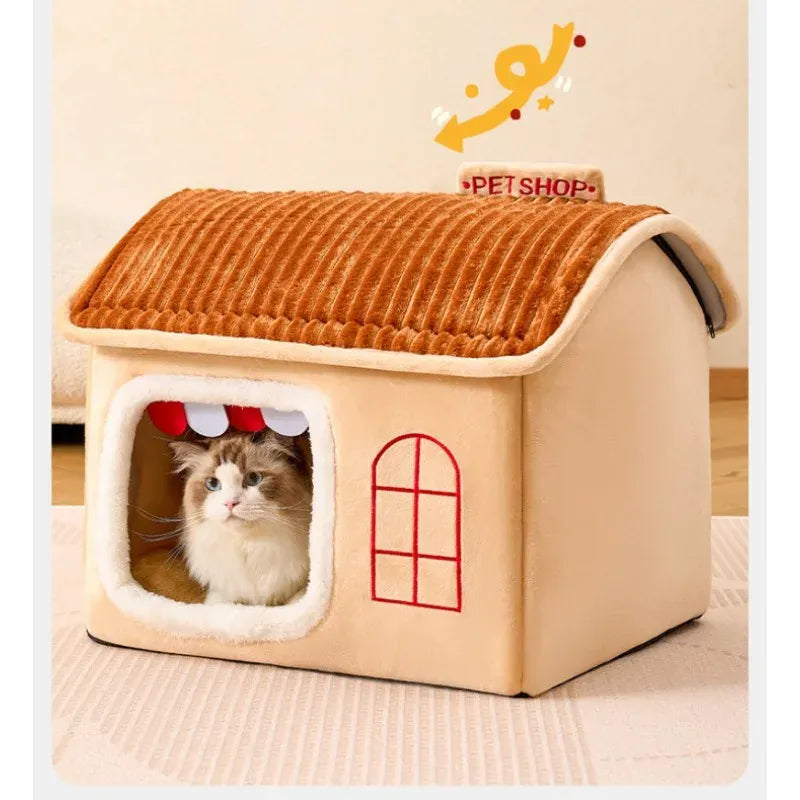 Comfortable burrowing dog bed for small and medium dogs