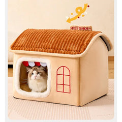 Comfortable burrowing dog bed for small and medium dogs