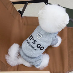 Winter Warm Dog Coat | Small & Medium Dog Hoodie, Thickened Jumpsuit for Puppies | Soft & Cozy Pet Clothes