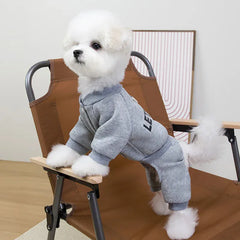 Winter Warm Dog Coat | Small & Medium Dog Hoodie, Thickened Jumpsuit for Puppies | Soft & Cozy Pet Clothes