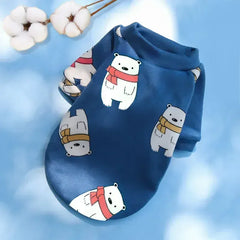 Winter Warm Small Dog Hoodie | Soft Pet Sweatshirt for Bulldogs, Chihuahuas & Shih Tzus | Cozy Puppy & Cat Pullover Coat