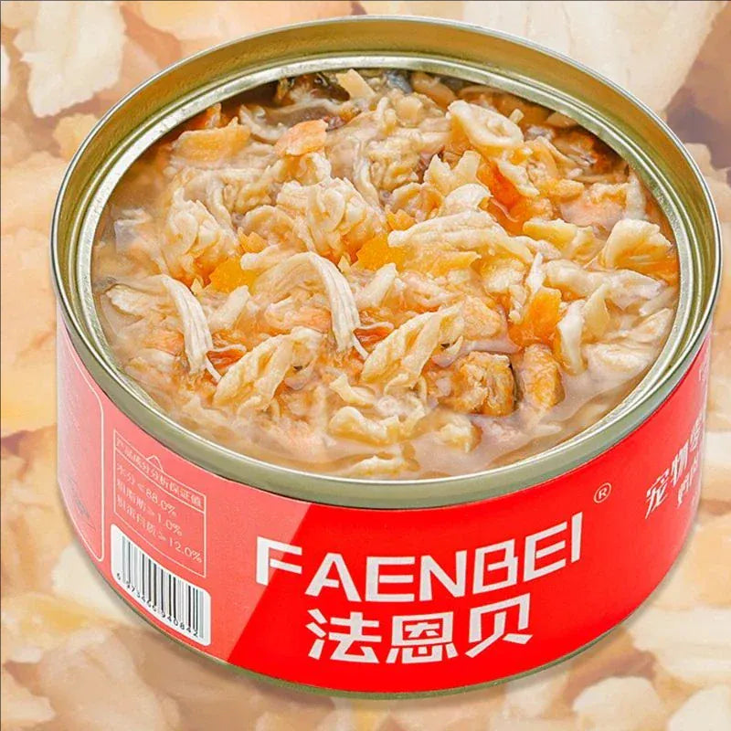 200g Premium Canned Cat Food | White Meat Tuna, Cod, Salmon & Chicken | Nutritious Wet Food for Kittens & Adult Cats | High-Protein Pet Snack & Meal