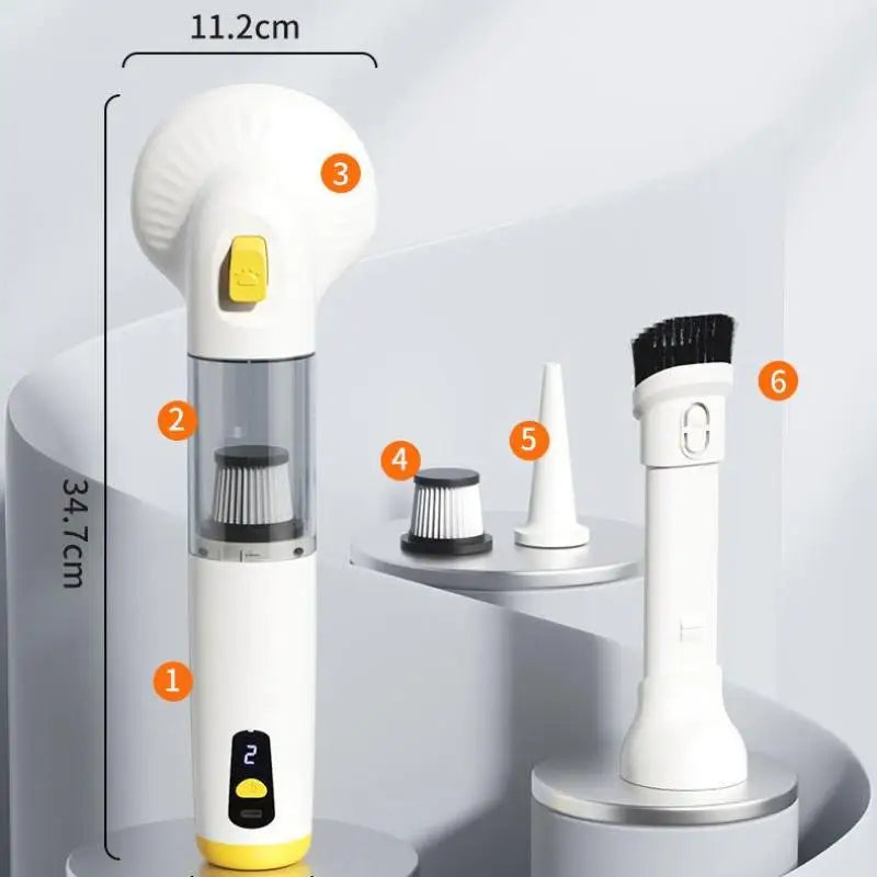 3-in-1 Pet Vacuum Groomer - Comb, Suction & Blow Dryer for Hair Removal
