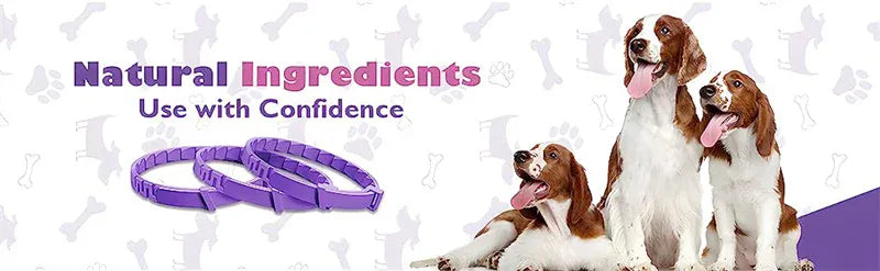 3-Pack Calming Collars for Dogs & Cats - 30 Day Pheromone Anxiety Relief
