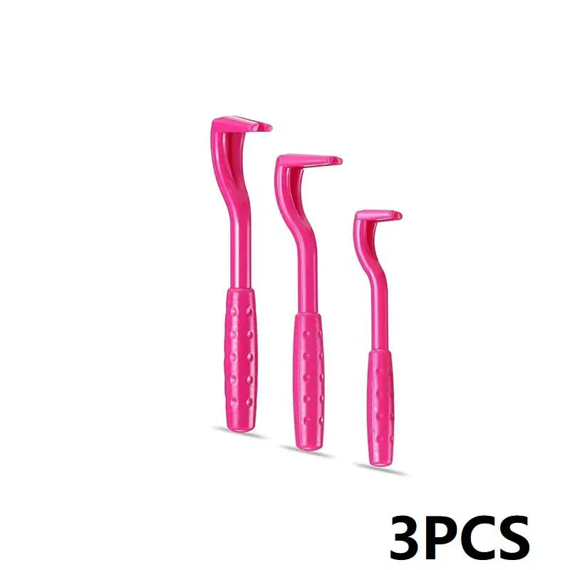 3-Pack Tick Remover Tweezers - Safe Flea & Mite Removal Tool for Dogs & Cats, Professional Tick Clamp Hook Pet Grooming Kit