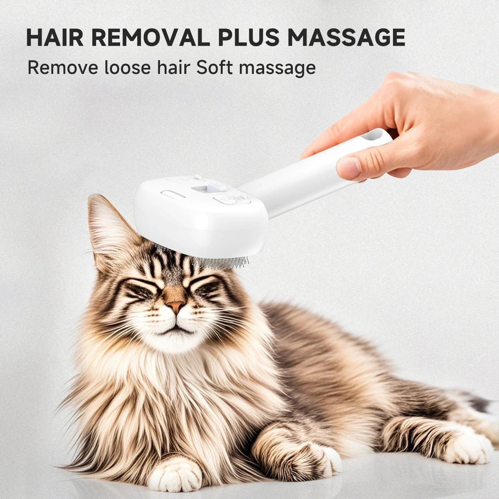 5-in-1 Pet Hair Brush with UV Sterilizer & Mist | Deshedding Grooming & Massage Comb for Dogs & Cats
