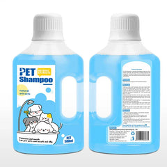 500ml Pet Shampoo for Dogs & Cats - Gentle Cleaning Deodorizing Bath Gel with Long-Lasting Fragrance, Anti-Itching Formula for All Skin Types