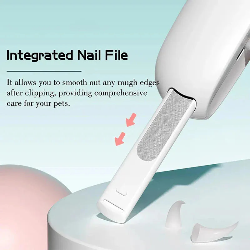 Adjustable Pet Nail Clippers - Safety Guard Cat Dog Nail Trimmer Professional Grooming Tool