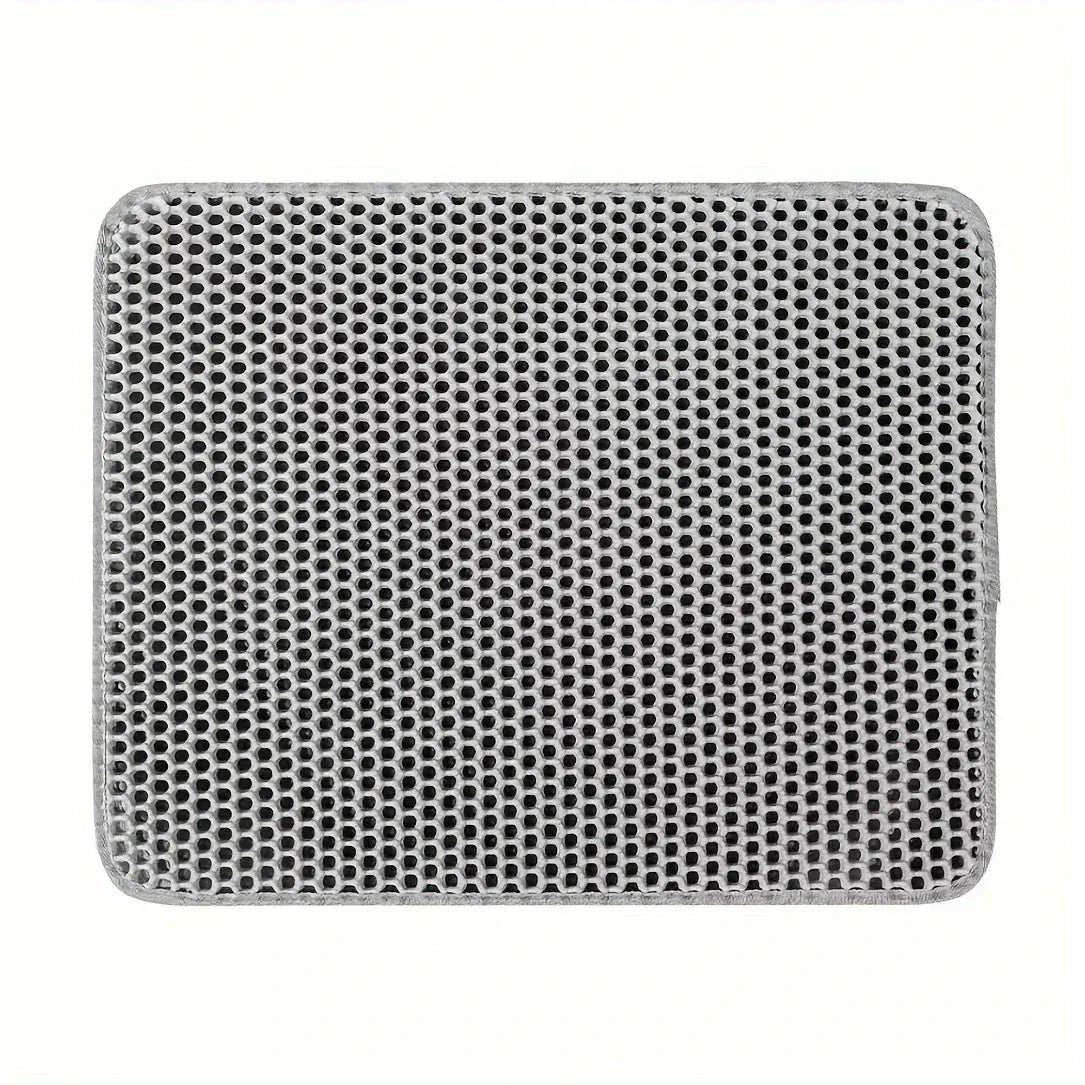 Advanced Honeycomb Cat Litter Mat - Double Layer Waterproof Litter Trapper