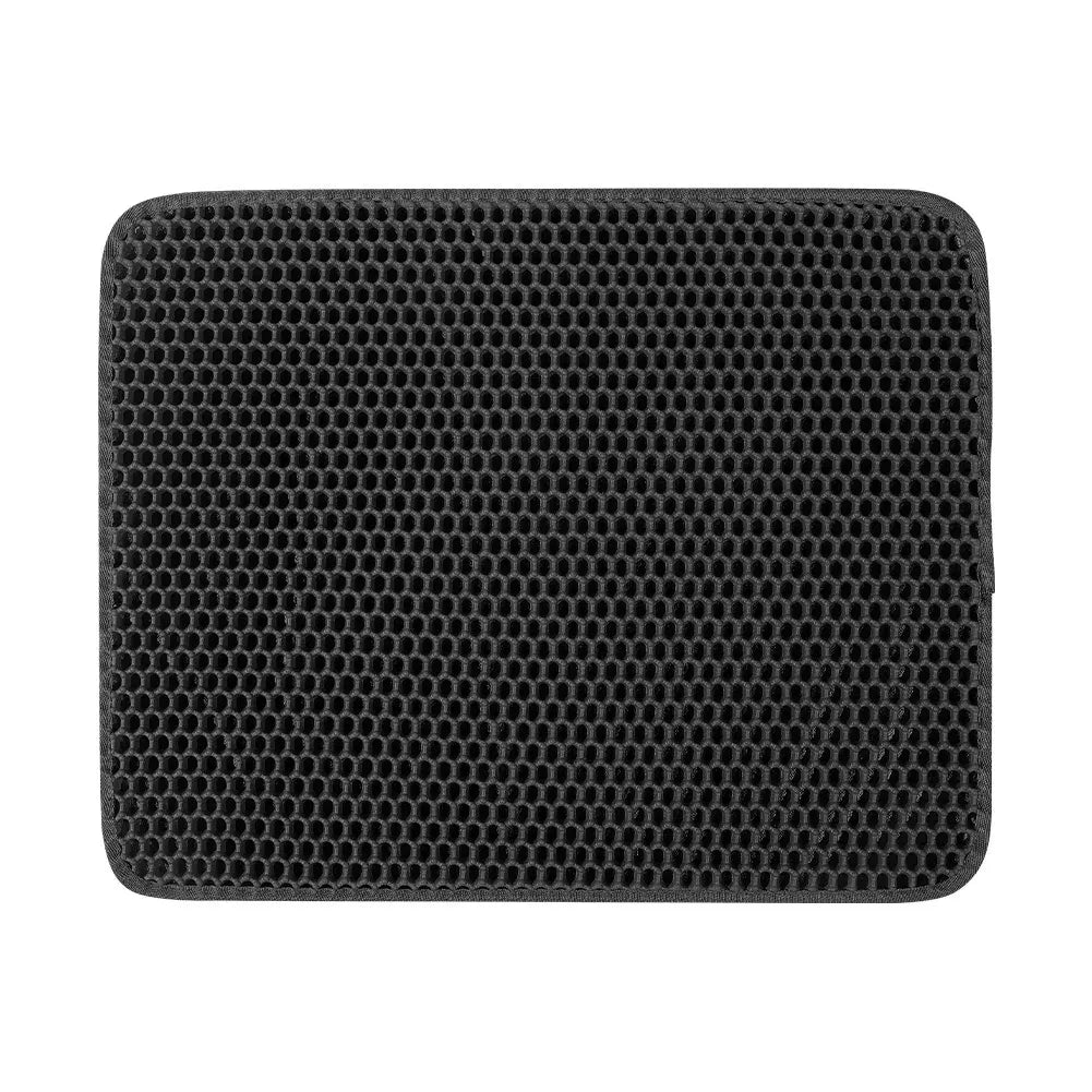 Advanced Honeycomb Cat Litter Mat - Double Layer Waterproof Litter Trapper