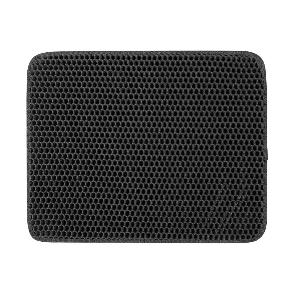 Advanced Honeycomb Cat Litter Mat - Double Layer Waterproof Litter Trapper