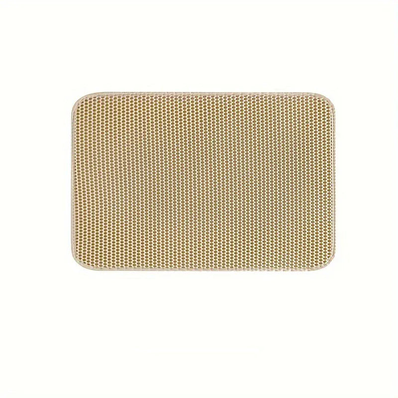 Advanced Honeycomb Cat Litter Mat - Double Layer Waterproof Litter Trapper