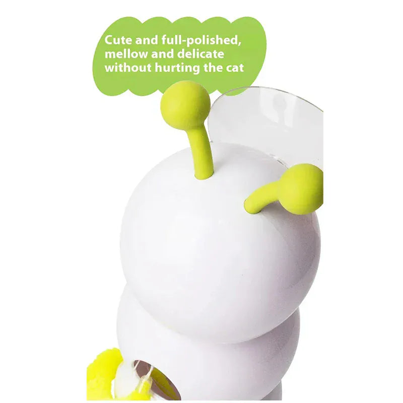 Automatic Cat Teaser Toy - USB Rechargeable Interactive Caterpillar Motion Sensor
