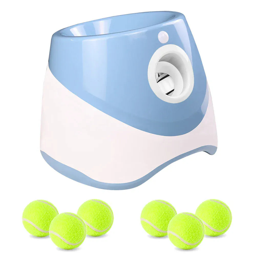 Automatic Dog Tennis Ball Launcher | Interactive Fun Chase Toy | Rechargeable Fetch Catapult for Dogs