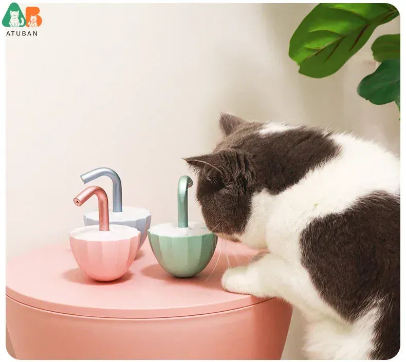Automatic Laser Cat Toy - 360° Irregular Rotation Tumbler with Catnip Compartment