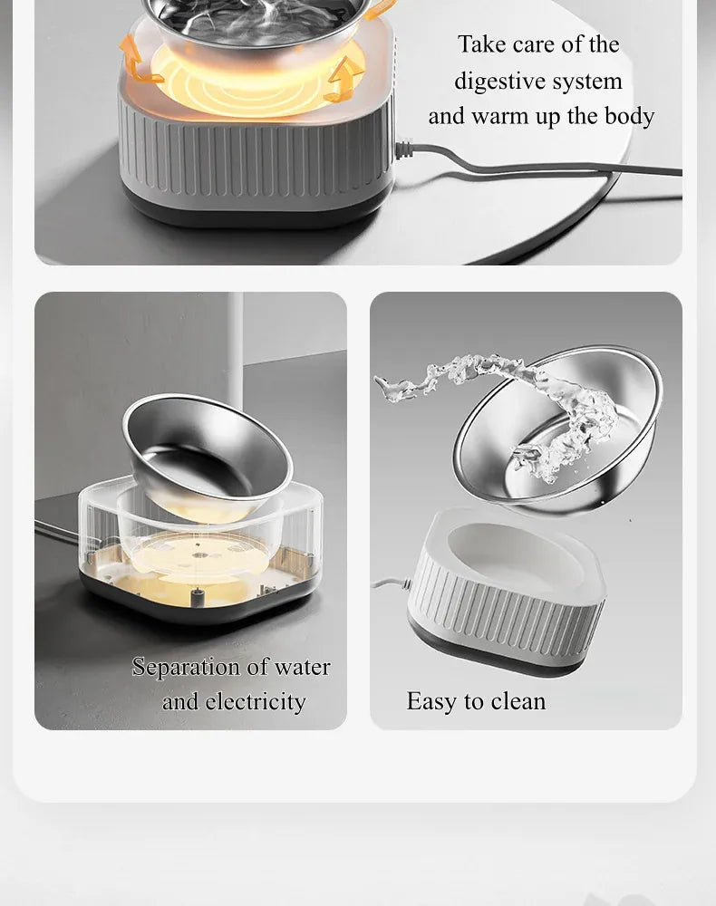 Automatic Pet Water Heater - Constant Temperature Drinking Bowl for Winter
