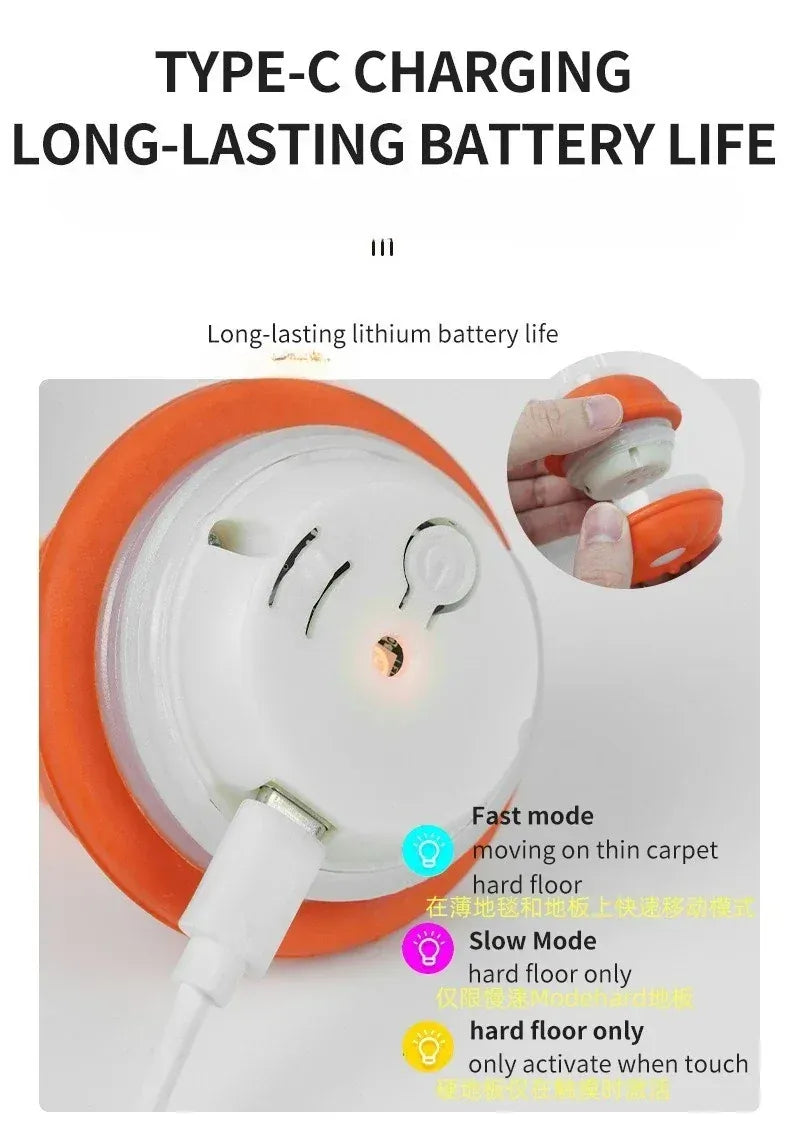 Automatic Rolling Ball for Dogs – Motion Activated USB Rechargeable Interactive Toy