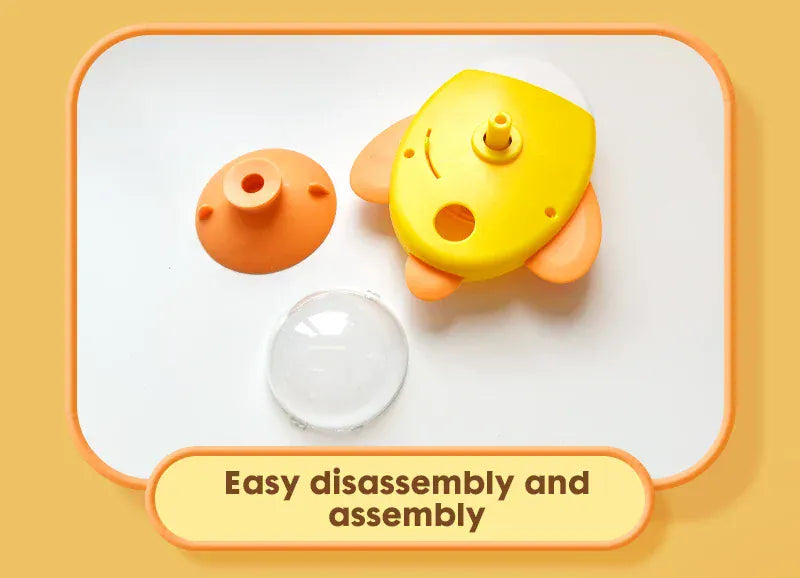 Automatic Treat Dispenser Duck - Interactive Food Puzzle Toy for Dogs Cats