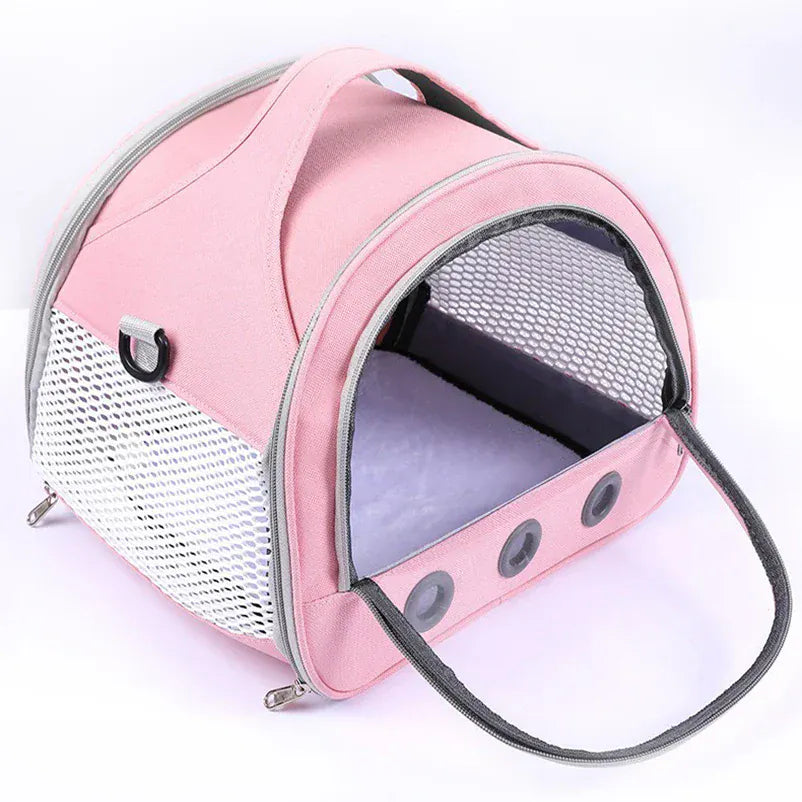Aviation Approved Pet Carrier Backpack - Anti-Suffocation Travel Bag for Cats, Dogs, Birds & Rabbits with Thick Cotton Cushion