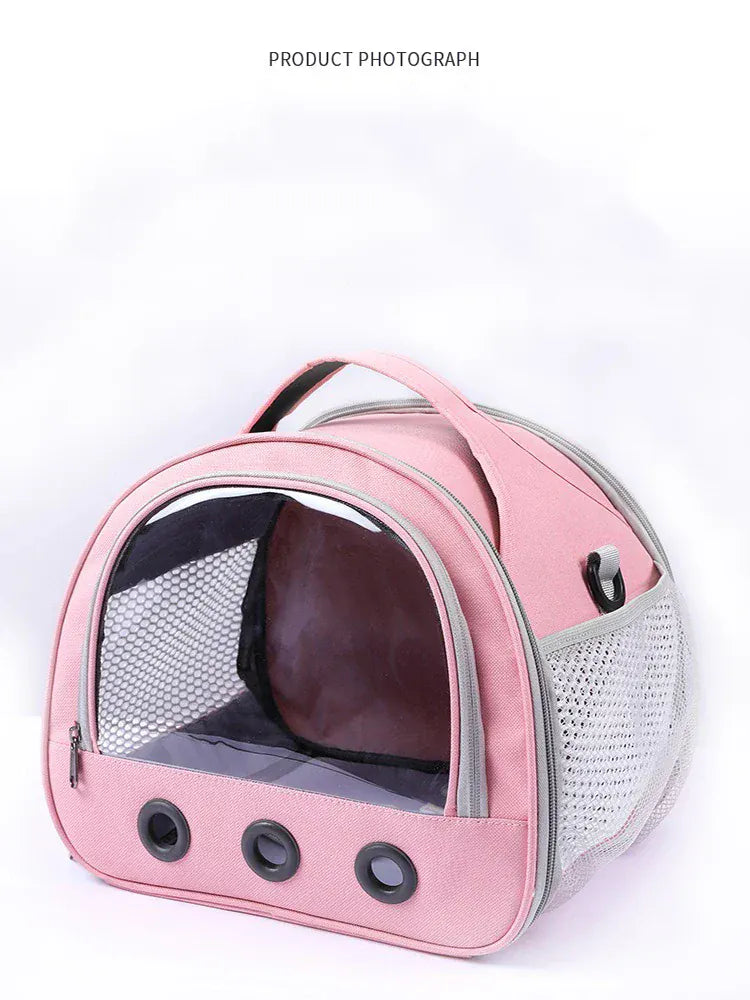Aviation Approved Pet Carrier Backpack - Anti-Suffocation Travel Bag for Cats, Dogs, Birds & Rabbits with Thick Cotton Cushion