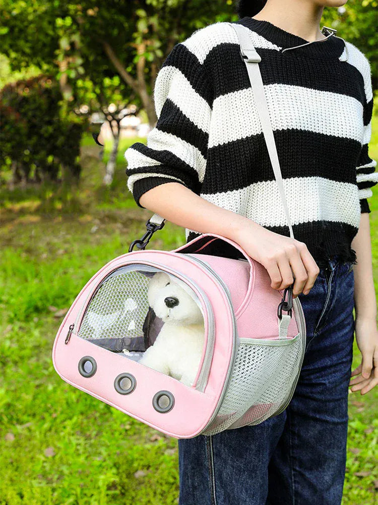 Aviation Approved Pet Carrier Backpack - Anti-Suffocation Travel Bag for Cats, Dogs, Birds & Rabbits with Thick Cotton Cushion