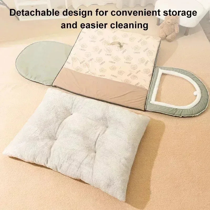 Big Dog Kennel Mat - Winter Warm Washable Bed for Medium & Large Dogs