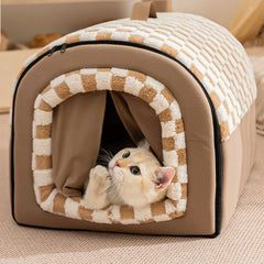 Big Dog Kennel Mat - Winter Warm Washable Bed for Medium & Large Dogs