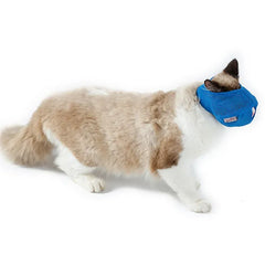 Breathable Cat Muzzle & Bathing Bag - Anti-Bite Grooming Restraint for Safe Handling