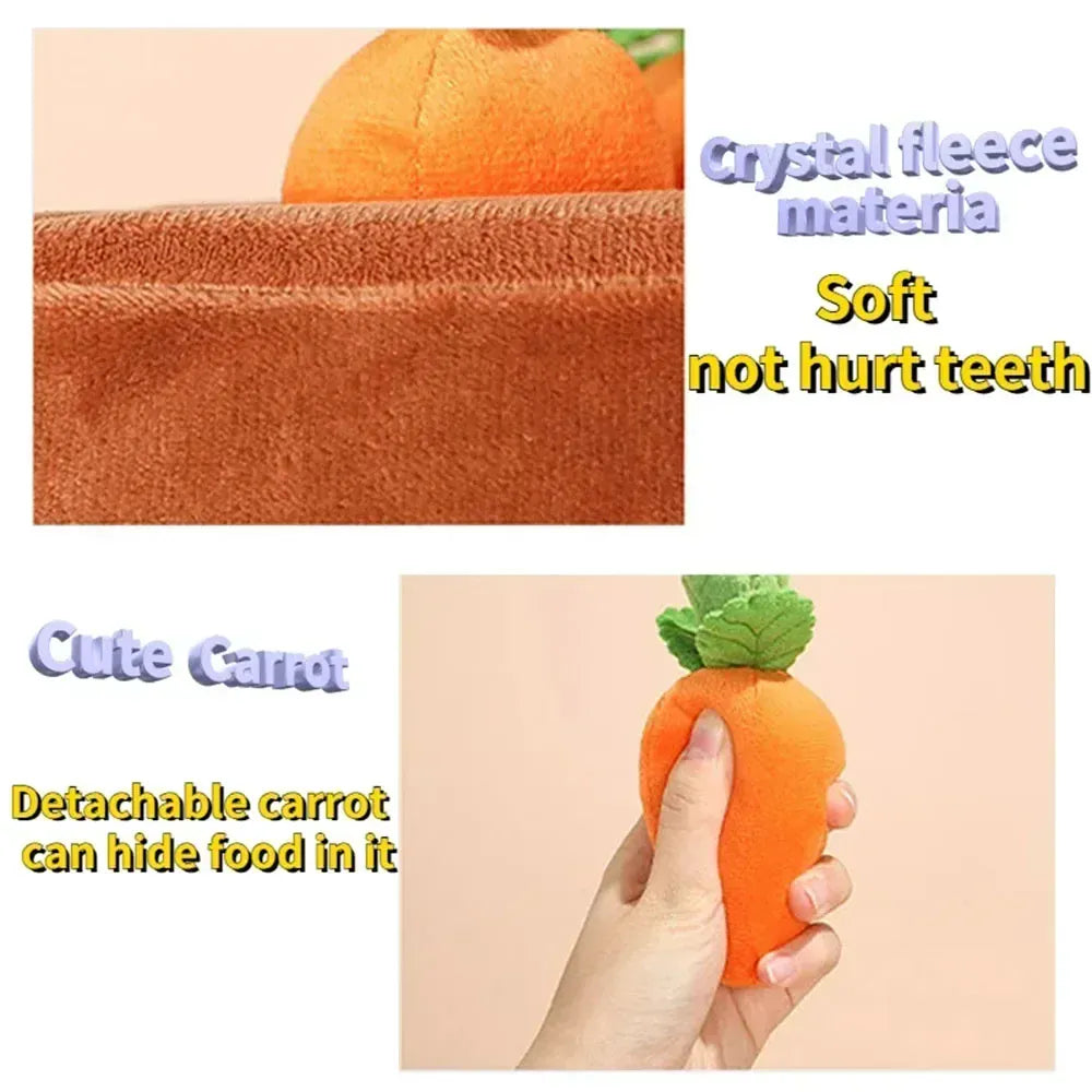 Carrot Snuffle Mat for Dogs & Cats – Interactive Puzzle Feeder Toy with Hiding Carrots