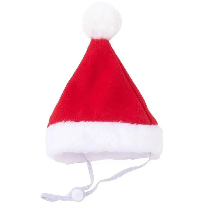 Cat Christmas Costume – Santa Claus Cosplay Cape & Scarf | Funny Pet Xmas Cloak for Cats & Small Dogs | Winter Dress-Up Outfit