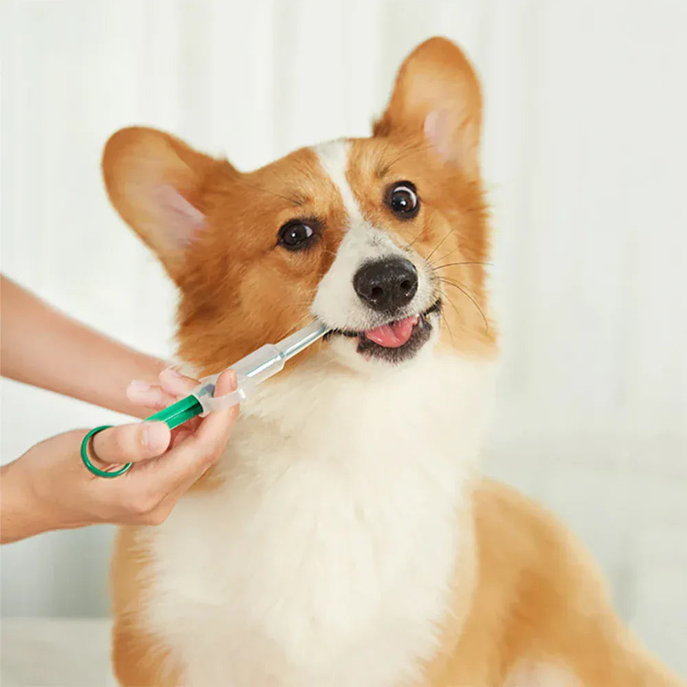 Cat & Dog Pill Shooter – Soft Tip Pet Medicine Dispenser, Liquid Feeding & Tablet Popper for Puppy & Kitten