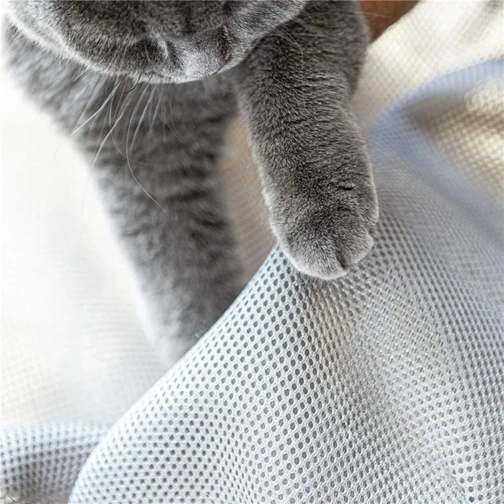 Cat Hammock Bed Stand - Detachable Easy Clean Pet Mat for Small Medium Cats