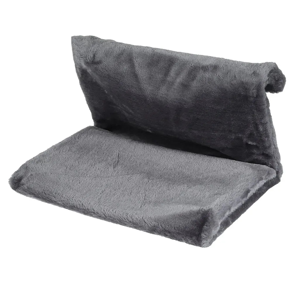 Cat Hanging Radiator Bed – Warm Fleece Basket Hammock with Metal Frame