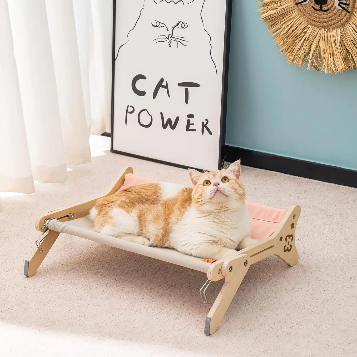Cat Window Perch 2-in-1 - Adjustable Hammock Bed for Indoor Cats 40lb Capacity