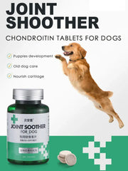 Chondroitin Tablets for Dogs - Joint Support Supplement for Senior Dogs, 200 Count Glucosamine & MSM for Hip & Joint Health