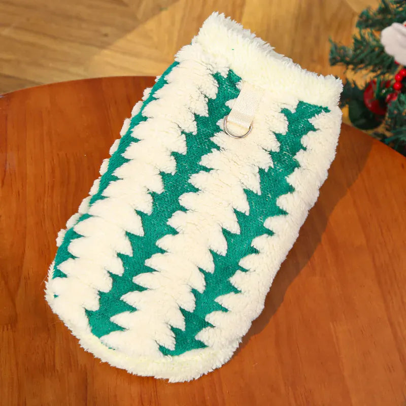 Christmas Day Cat Clothes & Dog Clothes | Autumn Winter Plush Pet Outfits | Holiday Cat & Dog Costume