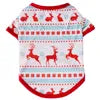 Christmas Pet T-Shirt  - Santa & Snowflake Holiday Outfit for Dogs & Cats
