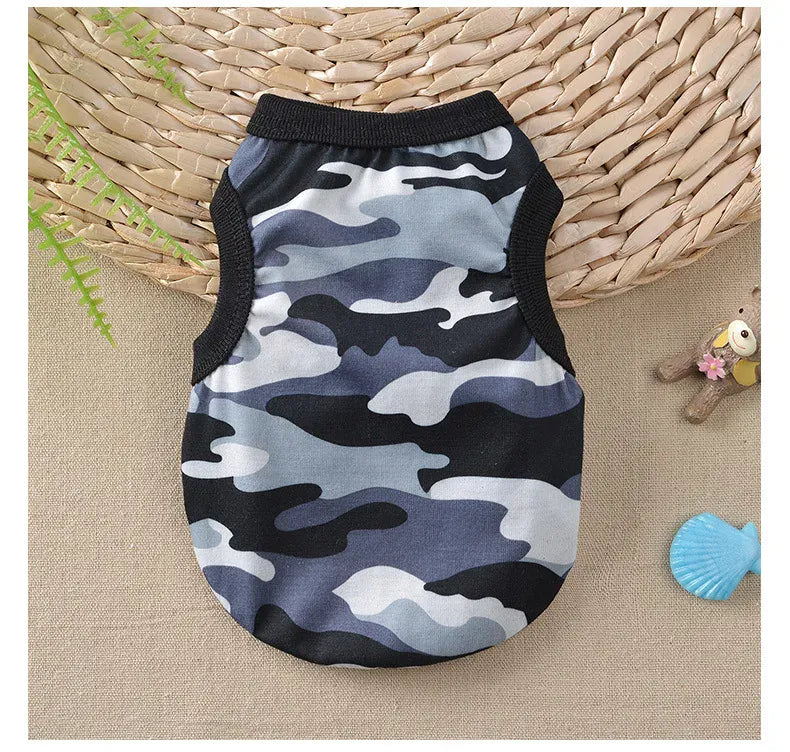 Cotton Vest Dogs Clothes For Small Dogs Chihuahua Clothes Summer Animals Cartoon Vest Dog T-Shirt For Small Dog Medium Yorkshire