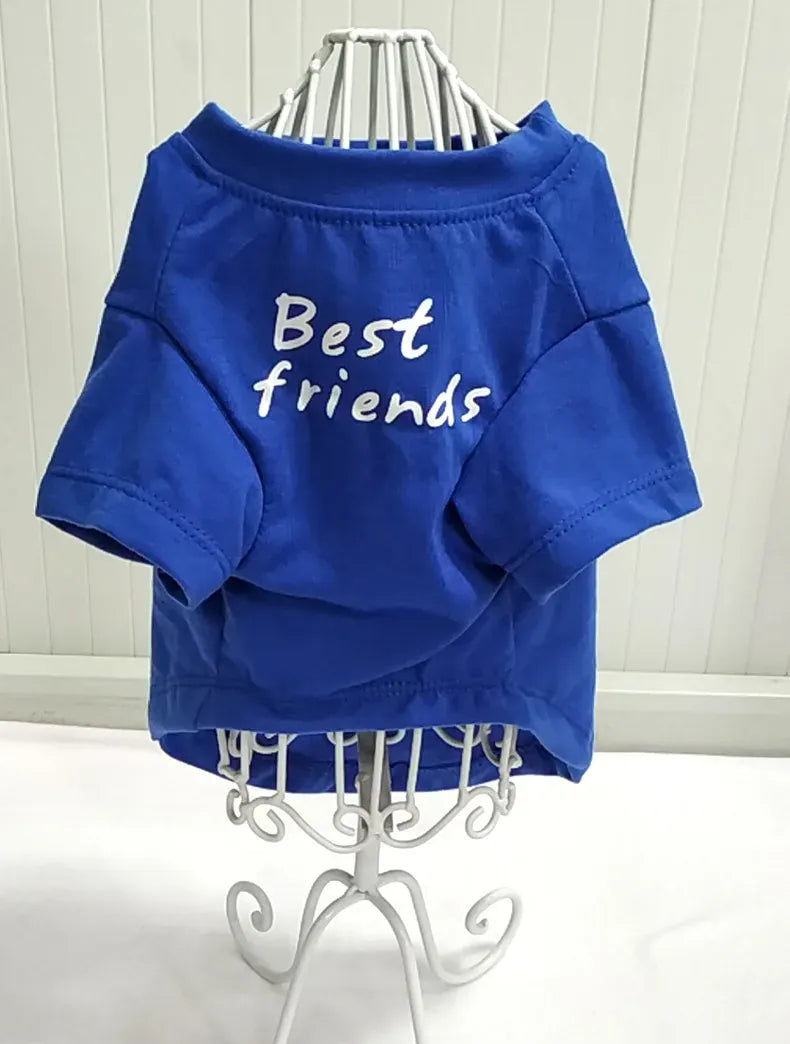 Cute Dog T-Shirt - Comfortable Cotton Apparel for Small & Large Dogs
